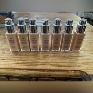 DIOR FOREVER & Skin Glow 24H Radiant Foundation Base makeup multiple shades Lot